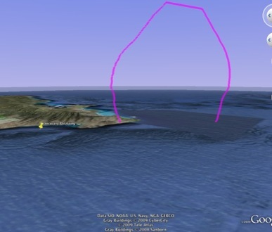 Google Earth Real Time Trajectory